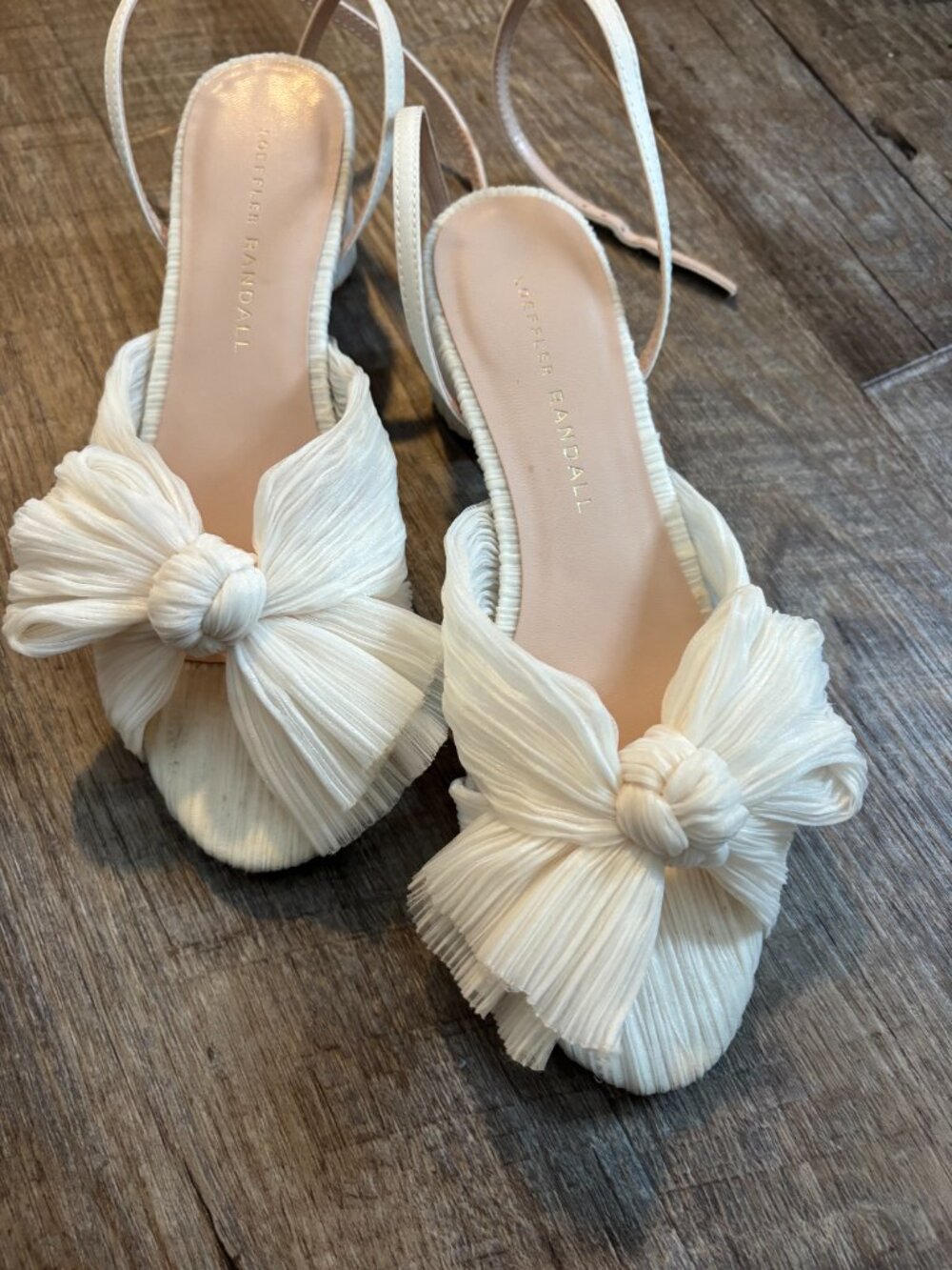 Loeffler Randall Dahlia Pearl Heels Size 6 - Picture 2 of 4